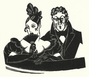 ギュスターヴ・フローベールによるマダム・ボヴァリーのイラスト (litho) 作： John Austen