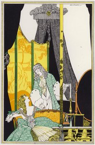 「Rogues In Porcelain」のイラスト、18 世紀の詩集 (カラー リソ) 作： John Austen
