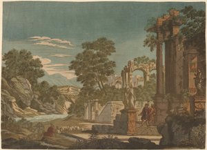 ユリシーズとポリフェモス 作： John Baptist Jackson, Francesco Primaticcio