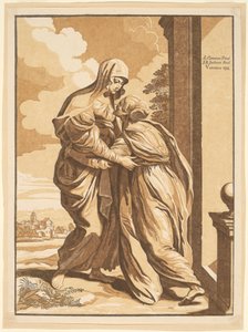 訪問 作： John Baptist Jackson, after Annibale Carracci