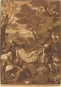 埋葬 作： John Baptist Jackson after Jacopo Bassano