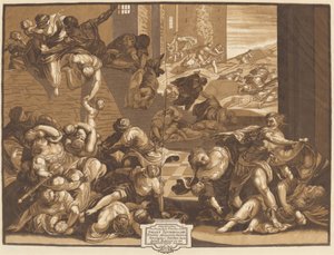 無辜の虐殺 作： John Baptist Jackson, after Jacopo Tintoretto