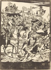 はりつけ[左図] 作： John Baptist Jackson after Jacopo Tintoretto