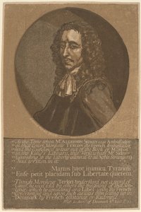 アルジャーノン・シドニー 作： John Baptist Jackson, after Justus van Verus