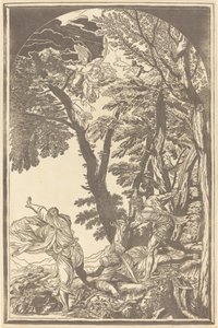 殉教者聖ペテロの死 作： John Baptist Jackson after Titian