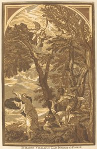 殉教者聖ペテロの死 作： John Baptist Jackson after Titian