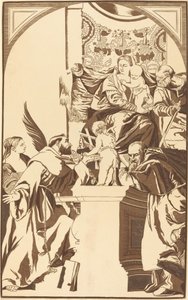 聖家族と四聖人 作： John Baptist Jackson after Veronese