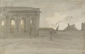 ペンブローク・カレッジ（Pembroke College.オクソン州、1786年11月9日 作： John Baptist Malchair