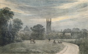 1790 年 7 月 16 日の記憶から、ロンドンからオックスフォードへの入り口 作： John Baptist Malchair