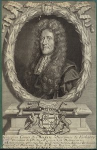 メルビル伯爵ジョージ・メルビルの肖像 作： John Baptist de Medina