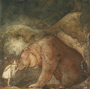 Pauvre petit ours !- かわいそうなクマさん。- ジョン・バウアー（1882-1918）の作品
