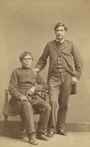 ソロモン神と天の神c.1863（アルブメンプリント） 作： John Beattie