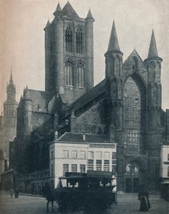 聖バーヴォ大聖堂、ゲント、ベルギー、c1900 1914-1915 作： John Benjamin Stone