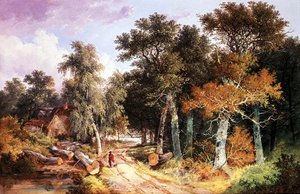 カントリーランドスケープ 作： John Berney Ladbrooke