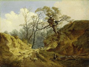 クラウンポイント、ウィッテインガム、ノリッジ近く 作： John Berney Ladbrooke