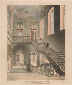 ホールと階段、大英博物館 作： John Bluck