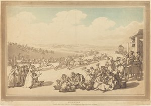 ランニング 作： John Bluck after Thomas Rowlandson