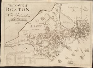 ニューイングランドのボストンの町 作： John Bonner
