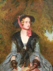 バラブラッドワーディン、「ウェイバーリー」のヒロイン、ウォルタースコット（1771-1832）1854 作： John Bostock