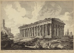 ギリシャ・アテネ テセウスの神殿の眺め（彫刻