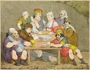 バンディッティ、1783年（手彩色の彫刻）