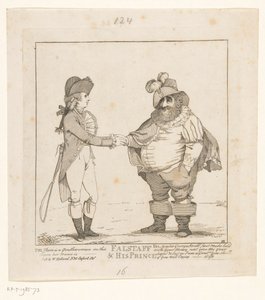 フォックスとプリンス オブ ウェールズ、1783 年 ファルスタッフと彼の王子 (オブジェクトのタイトル)