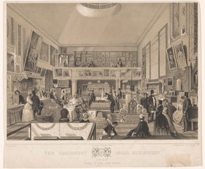 Interieur van de Law Court tijdens de Salisbury Local Exhibition、1852 The Salisbury Local Exhibition 1852. Plate II, the Law Court (オブジェクトのタイトル) 作： John Brandard