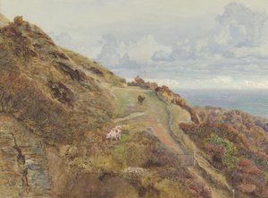 ボンチャーチ ダウンズ、1865 年。 作： John Brett