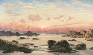 日没時のバッドサンズ、1874年 作： John Brett