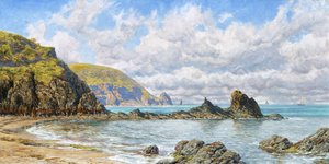 「フォレスト コーブ、カーディガン ベイ」、1883 年 作： John Brett
