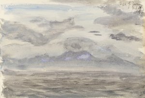 曇り空の海景 作： John Brett