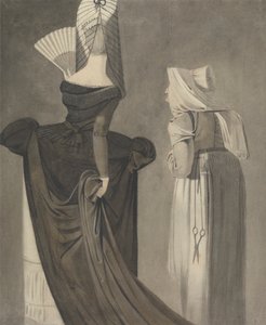デュエンナを持つローマの女性
