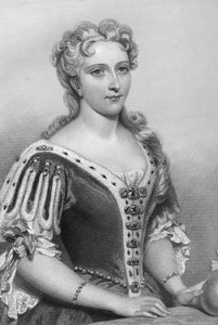 ブランデンブルクアンスバッハのキャロライン1683-1737、ジョージ2世の女王の配偶者、1851年。