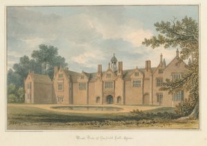 エセックス-ゴスフィールドホール、1824年 作： John Buckler