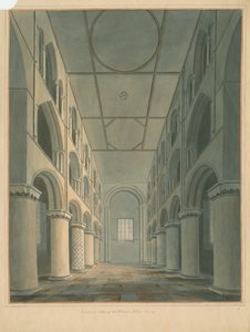 エセックス-ウォルサム修道院-インテリア、1802
