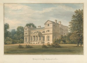 ノーサンプトンシャー-ウェイクフィールドロッジ、1824 作： John Buckler