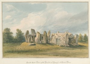 オックスフォードシャー-ヘンリーアポンテムズ-ドルイディカルテンプル、1826年 作： John Buckler