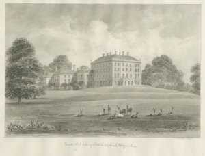 パトシュルハウス：セピア画、1847 作： John Buckler