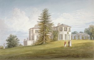 ケント州ブロムリー、ブロムリー ヒルの南西の眺め、1815 年 作： John Buckler