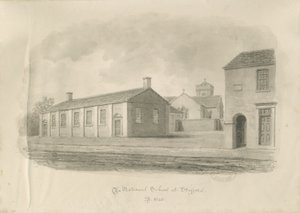 Stafford - National School: Sepia Drawing 作： John Buckler