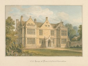 ウィルトシャー-ベリックサンレオナルド-オールドハウス、1814年 作： John Buckler