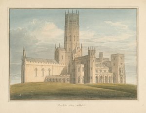 ウィルトシャー-フォントヒルギフォード修道院、1816 作： John Buckler