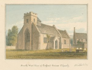 Wiltshire - Teffont Evias Church 作： John Buckler