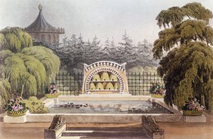 養蜂場、「装飾用ガーデニングのヒント」、1822年 作： John Buonarotti Papworth