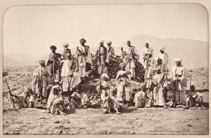 ？Jumrood、Khyber、Rotassの近くのAfridi Picketの距離？、1879年頃 作： John Burke