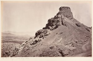 1879年のバラブルジュから見たカブールのパノラマ 作： John Burke