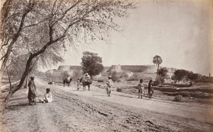 ペシャワール要塞とその周辺、ジェイルから（1862年頃）（写真