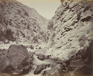 ？汚点の鋭いターン[Ali Masjidの下]、非常に荒いビット？、1879 作： John Burke