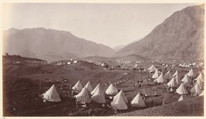 ？Salgai HeightsはAli Musjidに目を向けていますか？、1878年頃 作： John Burke