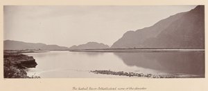 ？カブール川、ジェララバード、災害現場？、1879 作： John Burke